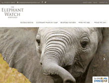 Tablet Screenshot of elephantwatchportfolio.com